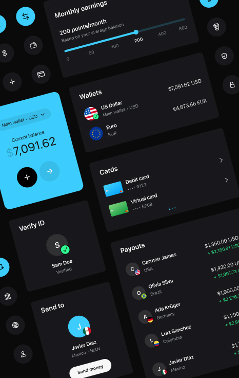 Offer full-featured bank accounts & 
        cards